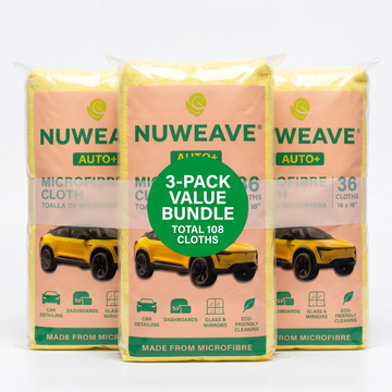 Professional Microfibre Detailing Set | 3-Pack | Streak-Free Finish