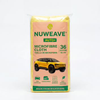 Nuweave Auto+ Premium Microfibre Cloths — 36 Pack
